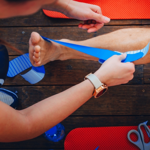 physical-therapy-clinic-kinesio-taping-clearcut-ortho-fort-worth-tx